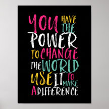 Motiveringell inspirationsincitattypografi Poster