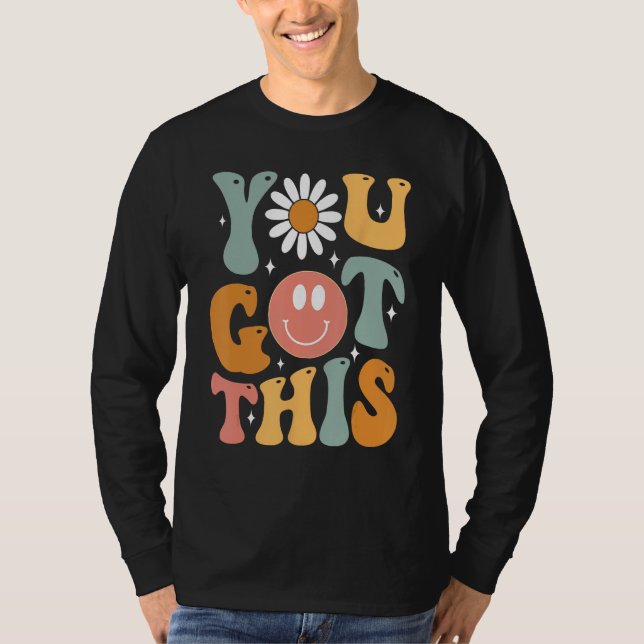 Motiveringell testdag Shirt Teacher Student Du T (Framsida)