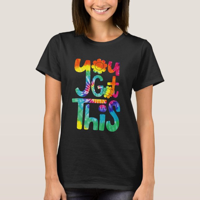 Motiveringell testdag Shirt Teacher Student Du T (Framsida)