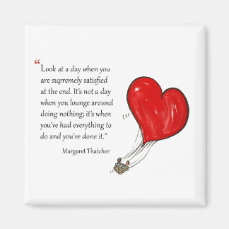 Motiveringellt citat av Margaret Thatcher - Magnet