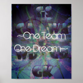 Motiveringsbara Netball-lägen Poster
