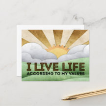 Motiveringsbekräftelse för "Mina värden"