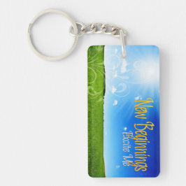 Motiveringsbekräftelse för "nystart" nyckelring