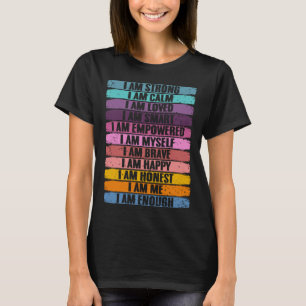 Motiveringsbekräftelse Humanity Believer Positi T Shirt