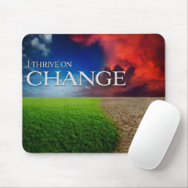 Motiveringsbekräftelse: "Jag blomstrar på förändri Musmatta