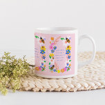 Motiveringsbin med 3 inspirationcitattecken kaffemugg<br><div class="desc">Bekvämt utseende och blomsterträdgård ljusa färger med de tre citaten "bi den förändring du vill se",  "kom ihåg att alltid vara sann mot dig själv" och "arbeta hårt och se dina drömmar vakna upp i verkligheten.."</div>