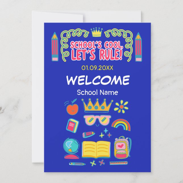 Motiveringscitat för "Skolans coola" Julkort (Framsida)