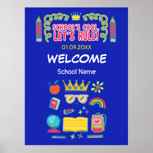 Motiveringscitat för "Skolans coola" Poster