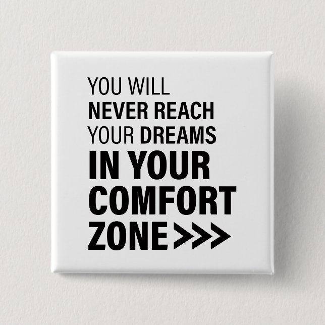 Motiveringscitattecken i Berömden Art Dreams citat Knapp (Framsida)