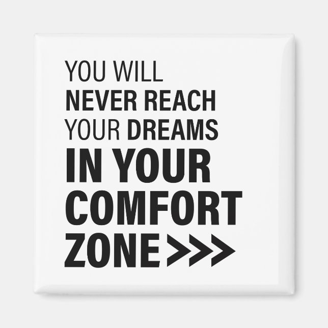 Motiveringscitattecken i Berömden Art Dreams citat Magnet (Framsidan)