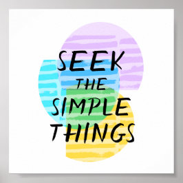 Motiveringscitattecken typografi abstrakt art poster