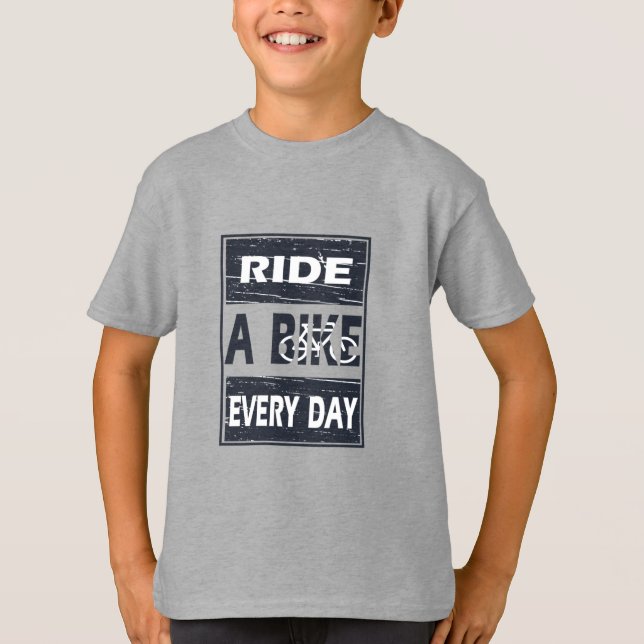 motiveringscykelcitat t shirt (Framsida)
