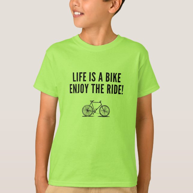motiveringscykelcitat t shirt (Framsida)