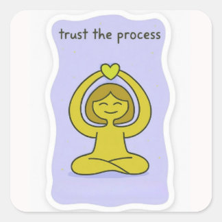 Motiveringsdekal Fyrkantigt Klistermärke