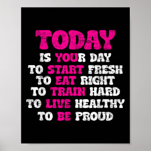 Motiveringsduglighet för gymotivation-workout Moti Poster
