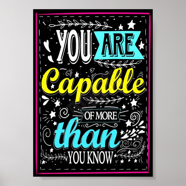 Motiveringsduglighet - Workout - Gym - Arbetsoffer Poster (Framsidan)