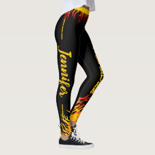 Motiveringsfiler med ditt namn på BLACK Leggings