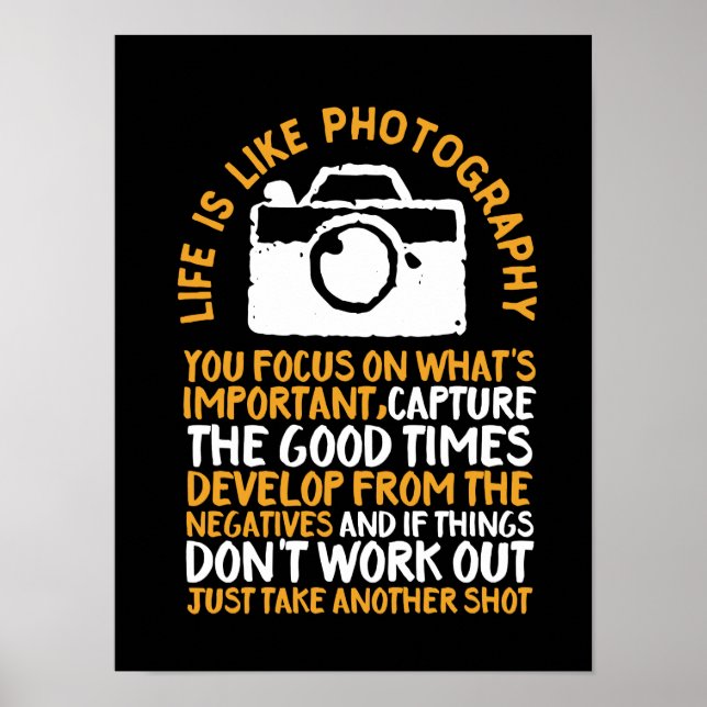 Motiveringsfotografi fokuserar på det viktiga poster (Framsidan)