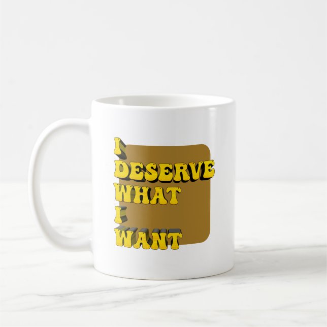 Motiveringsfraser för positiv attityd kaffemugg (Vänster)