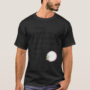 Motiveringsfull optimistisk citationstext t shirt