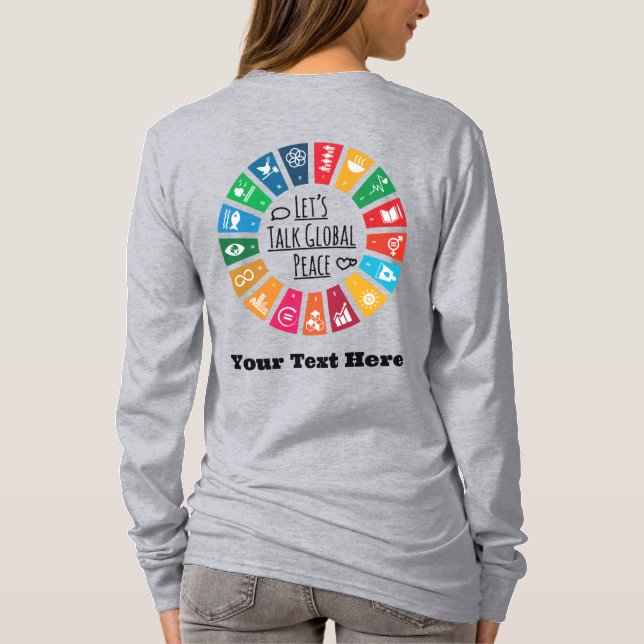 Motiveringsgåvor för Motiv Trendig Anpassningsbar  T Shirt (Baksida)