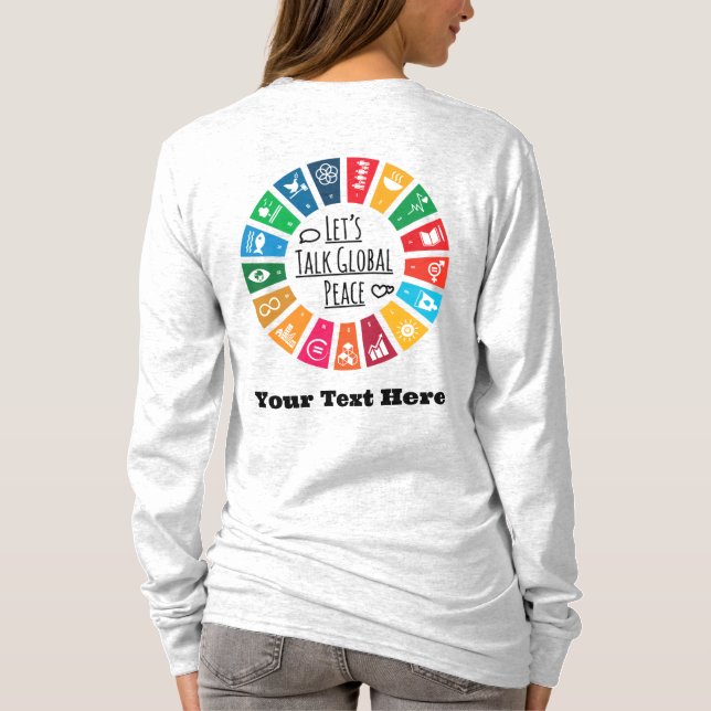 Motiveringsgåvor för Motiv Trendig Anpassningsbar  T Shirt (Baksida)