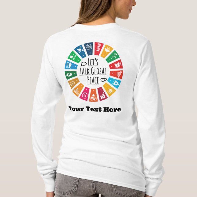 Motiveringsgåvor för Motiv Trendig Anpassningsbar  T Shirt (Baksida)