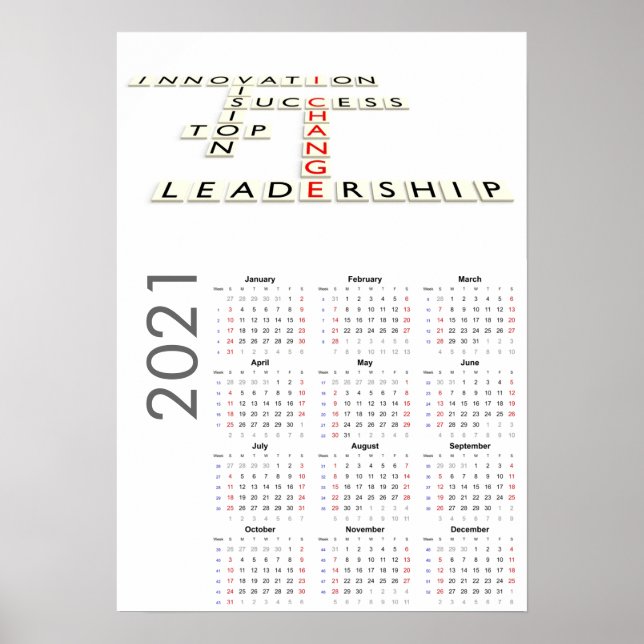 Motiveringskalender 2021 Poster (Framsidan)