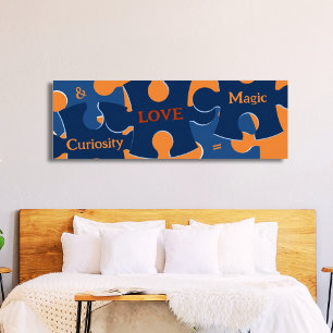 Motiveringskuriositet & KÄRLEK = Magic Puzzle Poster