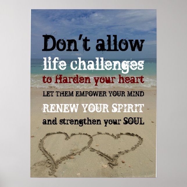 Motiveringsliv och utmaningar poster (Framsidan)