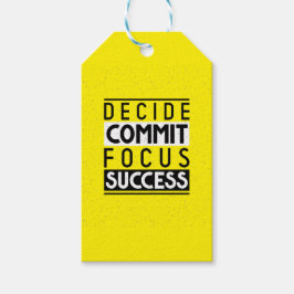 Motiveringslös offertdesign för Achievers Presentetikett