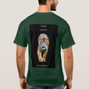 Motiveringsmall Dream tror att tiger kan uppnås T Shirt