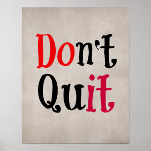 Motiveringsoffert: Avsluta inte Poster