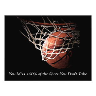 Motiveringsoffert Basketball Fototryck