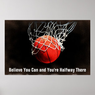 Motiveringsoffert Basketball Poster
