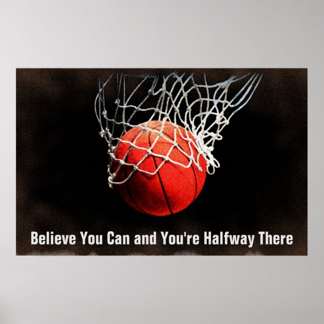 Motiveringsoffert Basketball Poster (Framsidan)