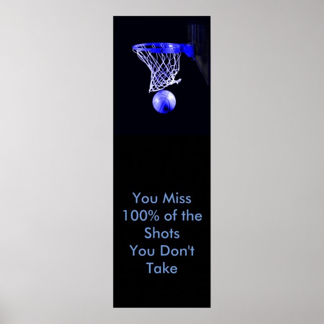 Motiveringsoffert Basketball Poster (Framsidan)