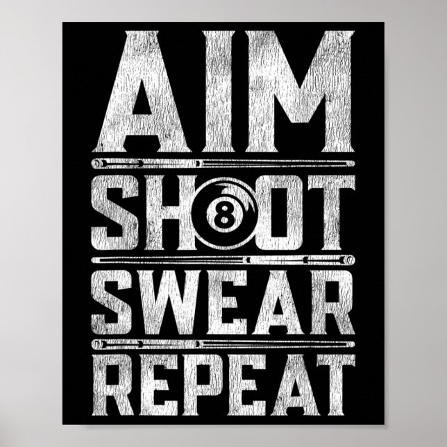 Motiveringsoffert för bassäng Billiard Snooker Pla Poster (Framsidan)
