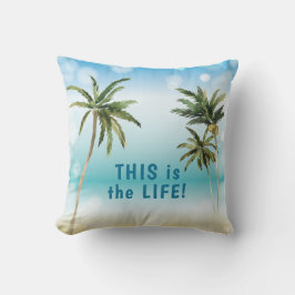 Motiveringsoffert för Beach-scen för handflatan Tr Kudde