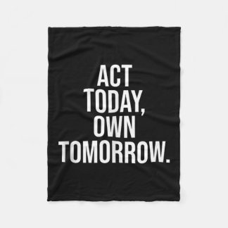 Motiveringsoffert för stam visdom och styrka Tan Fleecefilt