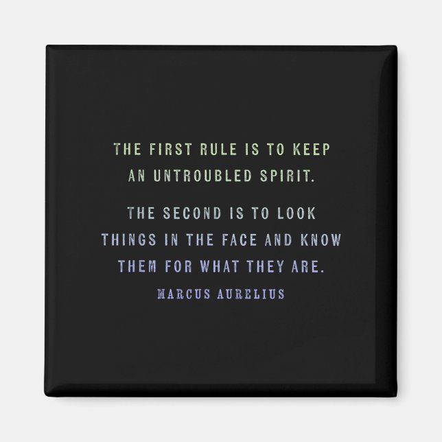 Motiveringsoffert från Marcus Aurelius tillväxtmin Magnet (Framsidan)