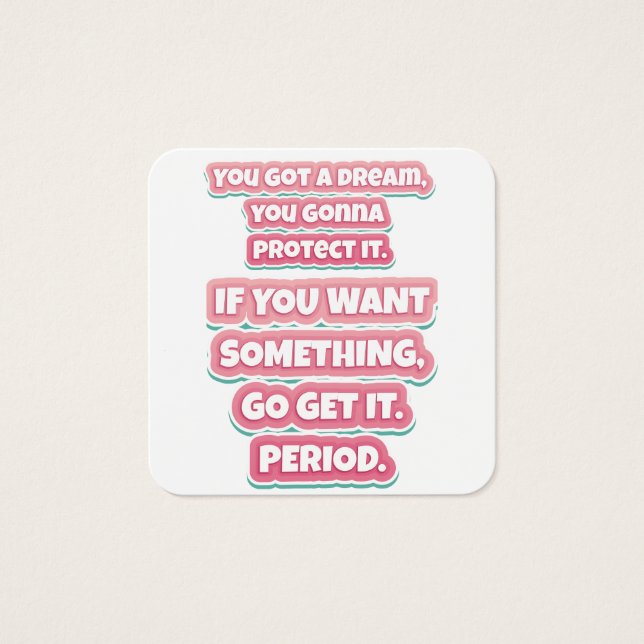 Motiveringsoffert Fyrkantigt Visitkort (Framsida)