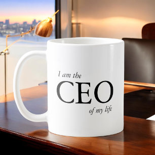 Motiveringsoffert: Jag är VD för mitt liv Kaffemugg