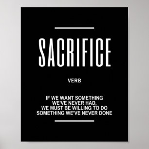 Motiveringsoffert om uppoffring poster