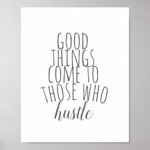 Motiveringsoffert poster typografi ord art