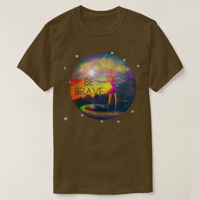 Motiveringsoffert ska vara Modig mejeridesign T Shirt (Design framsida)