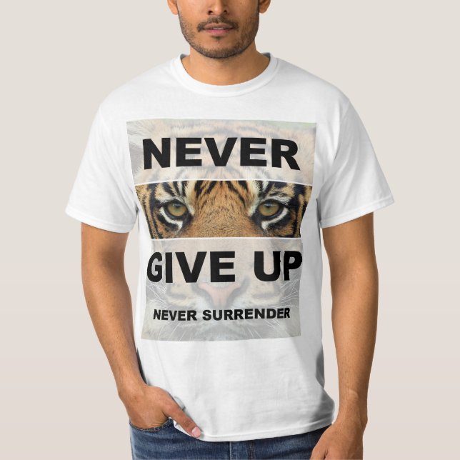 Motiveringsoffert som aldrig Ge upp överlämnar ald T Shirt (Framsida)