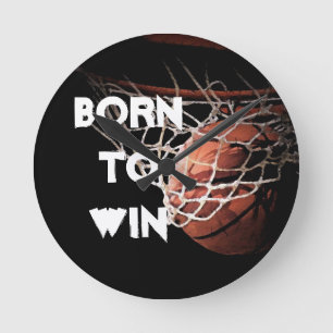 Motiveringsoffert som säger Basketball född till W Rund Klocka