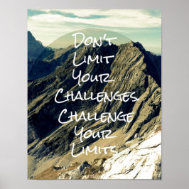 Motiveringsoffert: Utmana dina begränsningar Poster