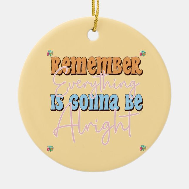 Motiveringsofferter för daglig inspiration julgransprydnad keramik (Framsidan)